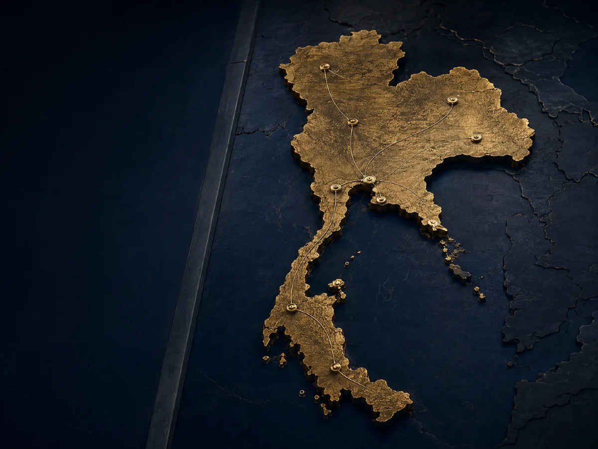 ThaiAttorneys platform showing multiple Locations in Thailand